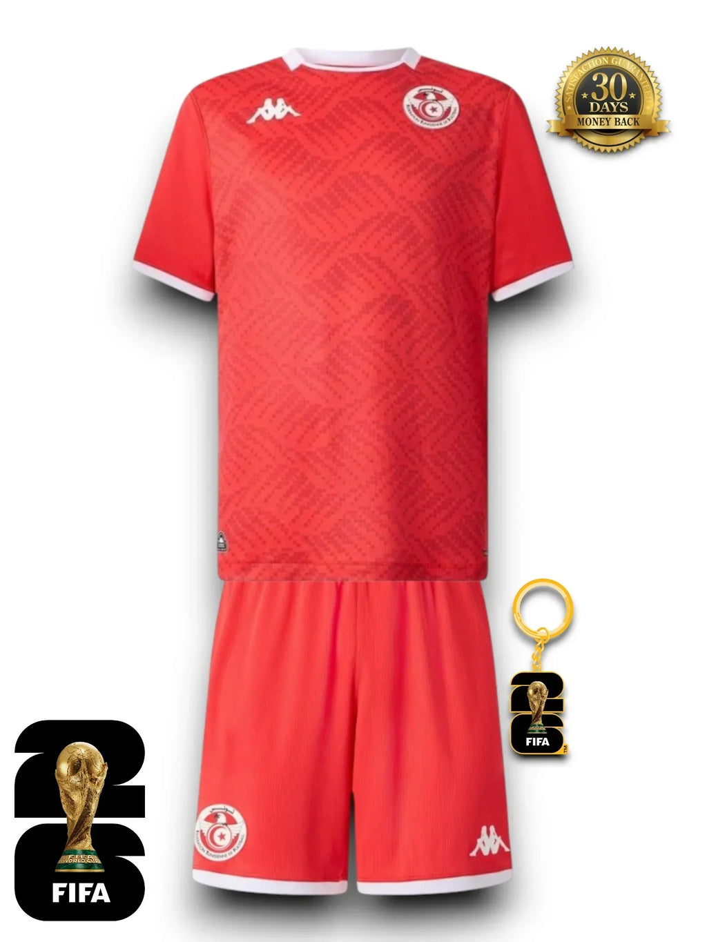 Kinder-Set Tunesien WM 2026 Trikot