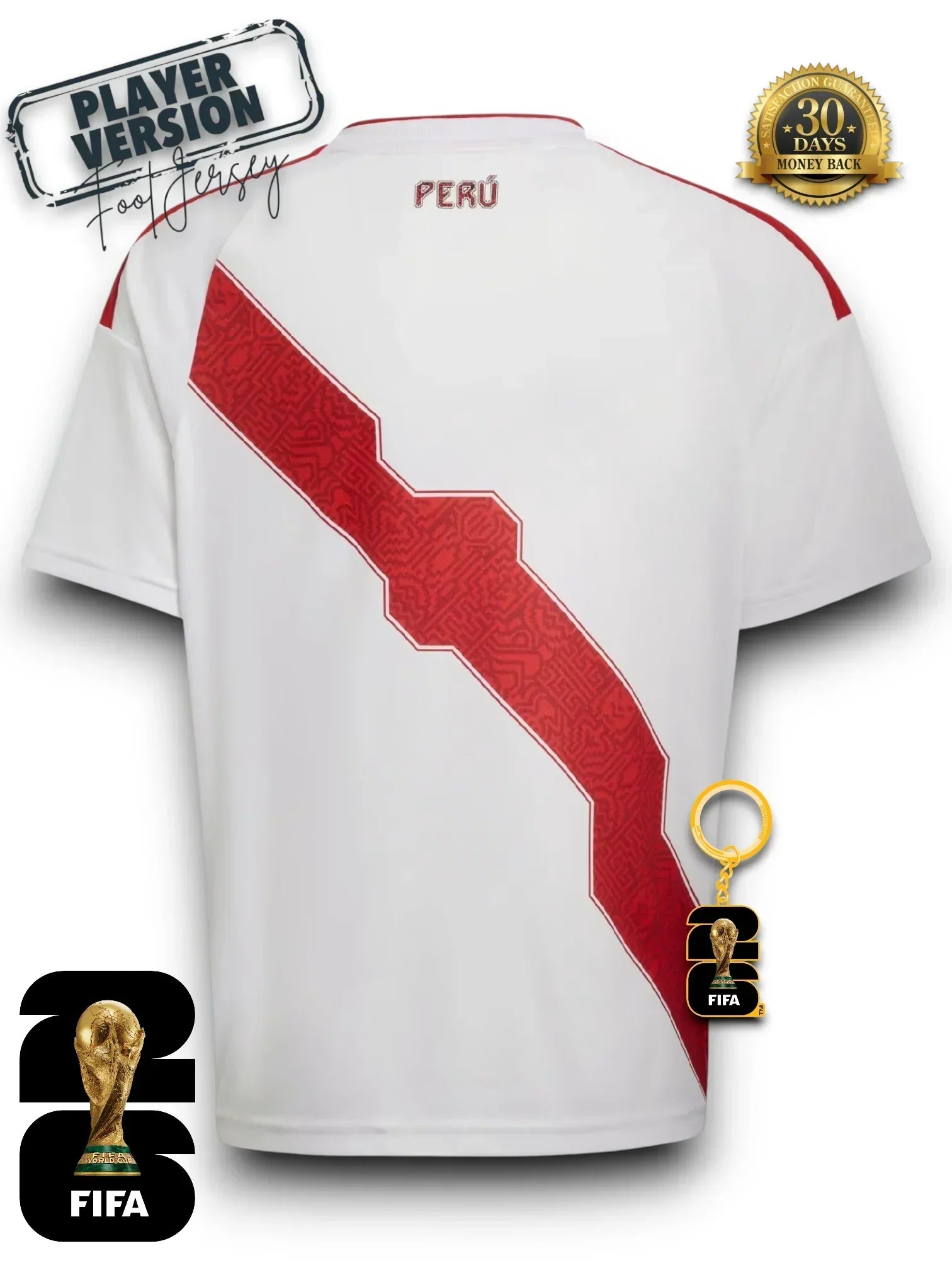Peru WM 2026 Trikot - Spielerversion