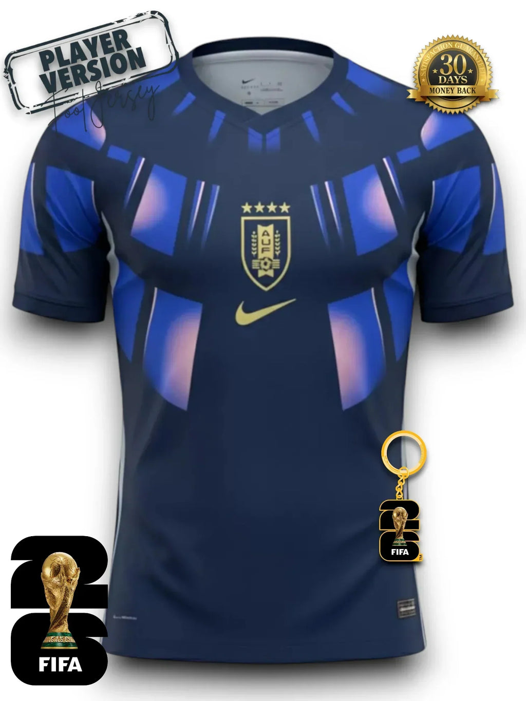 Uruguay WM 2026 Auswärtstrikot - Spielerversion