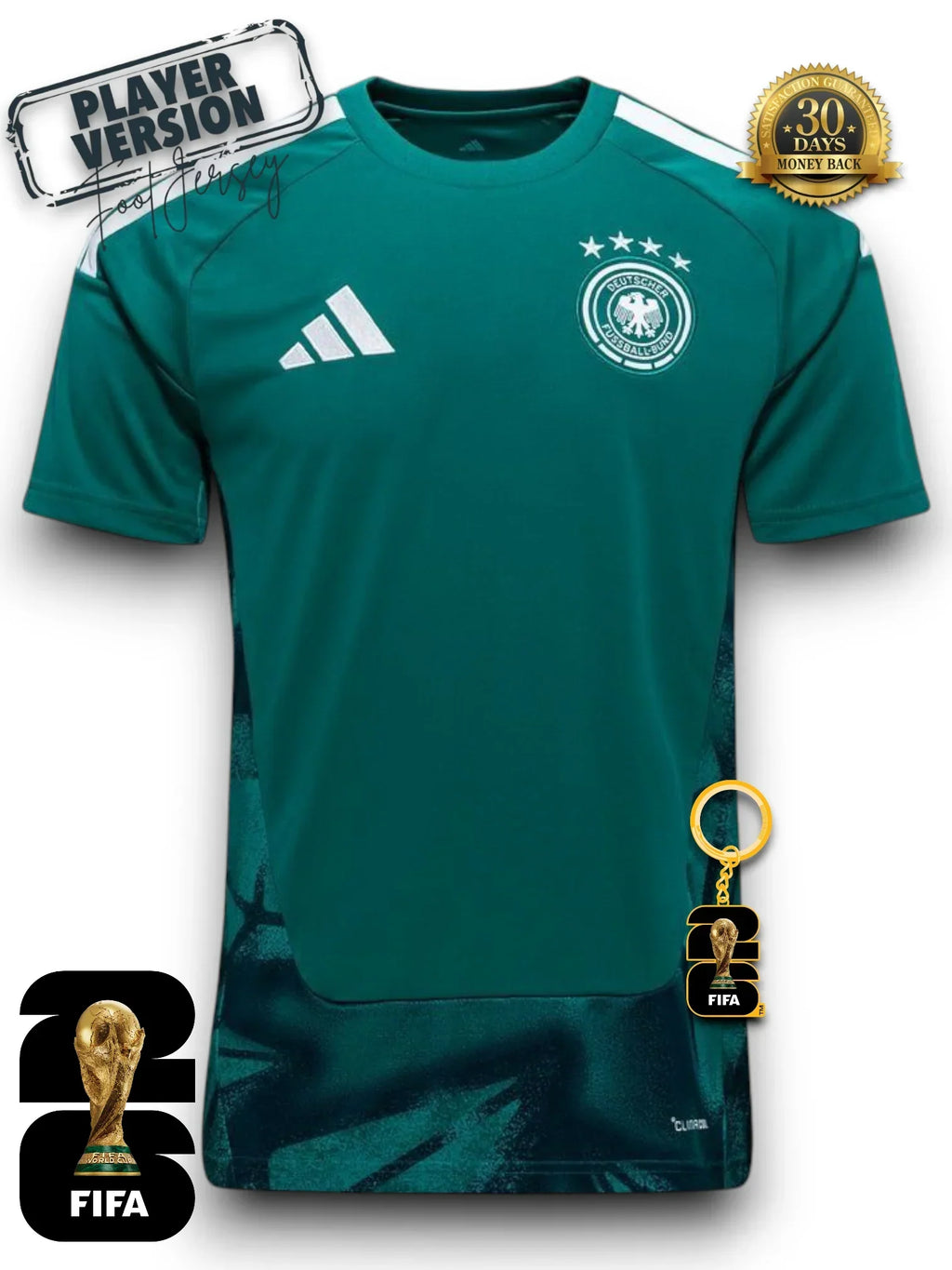 Deutschland WM 2026 Torwarttrikot - Spielerversion